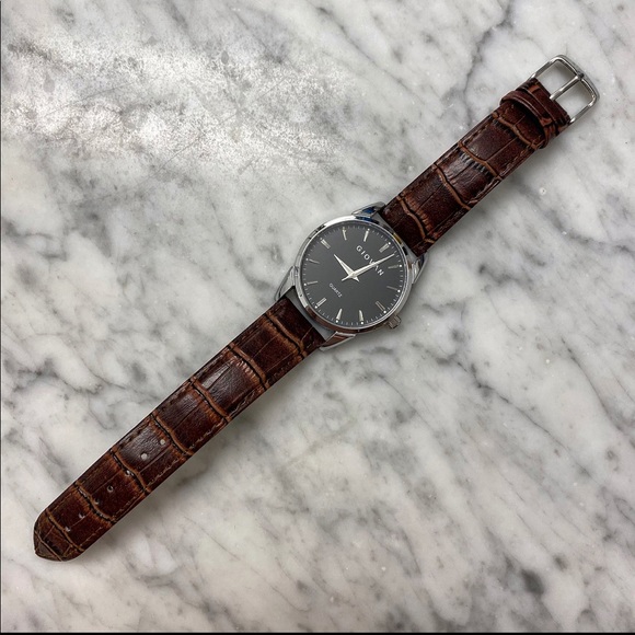 Giovan Men’s Watch Black and Silver